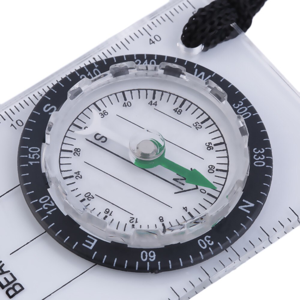 Transparent Portable Compass for Travel