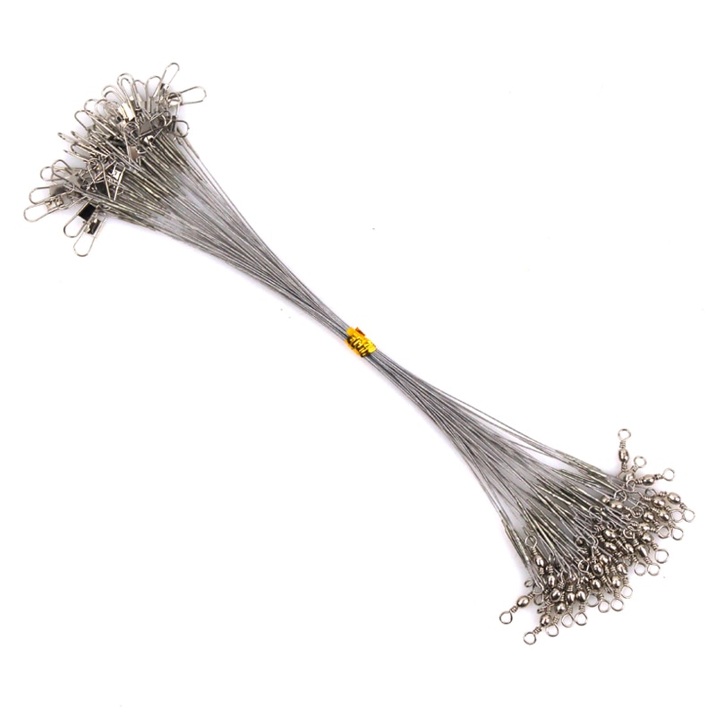 Steel Swivel Fishing Wire Leaders Set Steel Swivel Fishing Wire Leaders Set